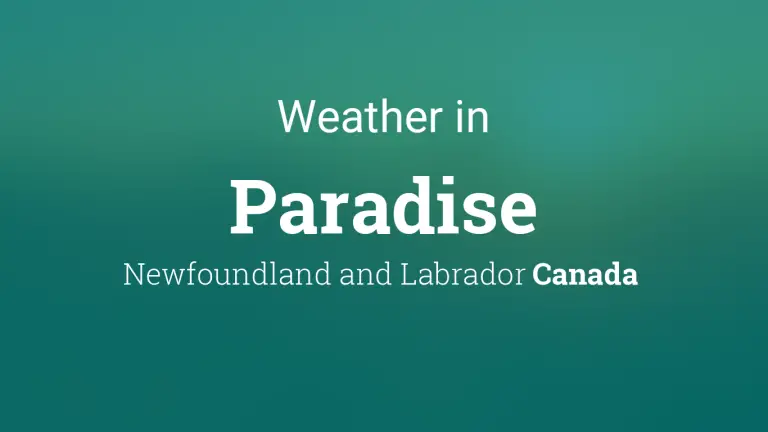 Weather Forecast in Paradise, Newfoundland and Labrador, Canada