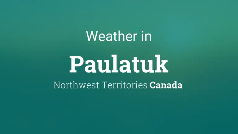 Weather Forecast in Paulatuk, Northwest Territories, Canada