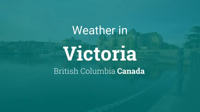 Weather Forecast in Victoria, British Columbia, Canada