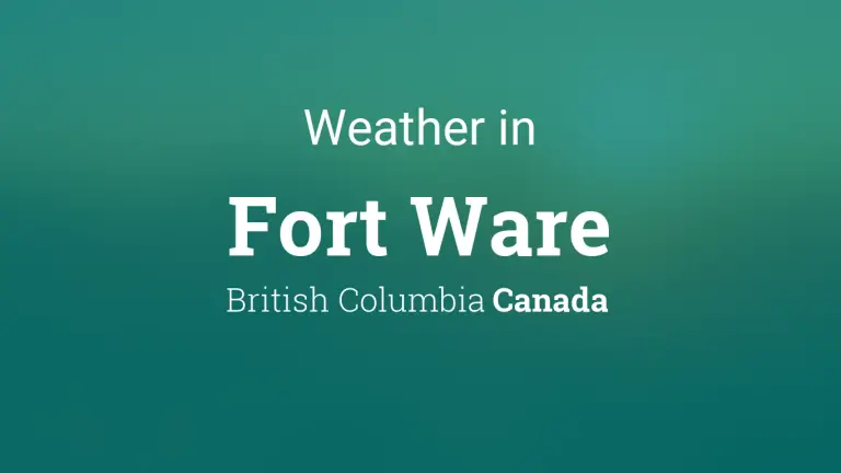 Weather Forecast in Fort Ware, British Columbia, Canada