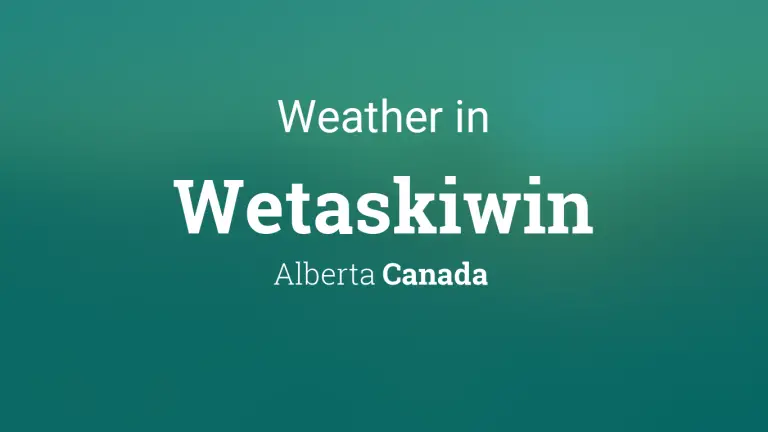 Weather Forecast in Wetaskiwin, Alberta, Canada