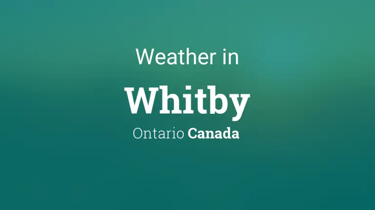 Weather Forecast in Whitby, Ontario, Canada