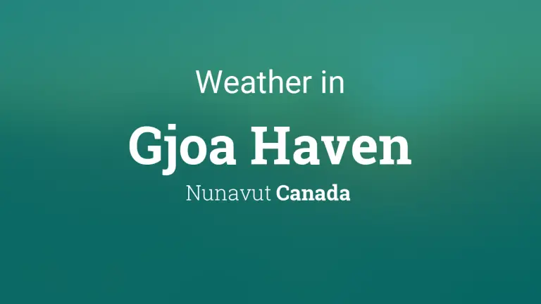 Weather Forecast in Gjoa Haven, Nunavut, Canada