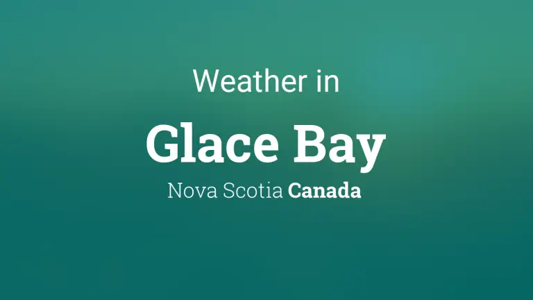 Weather Forecast in Glace Bay, Nova Scotia, Canada