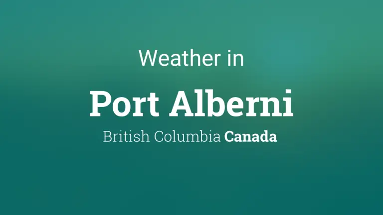 Weather Forecast in Port Alberni, British Columbia, Canada