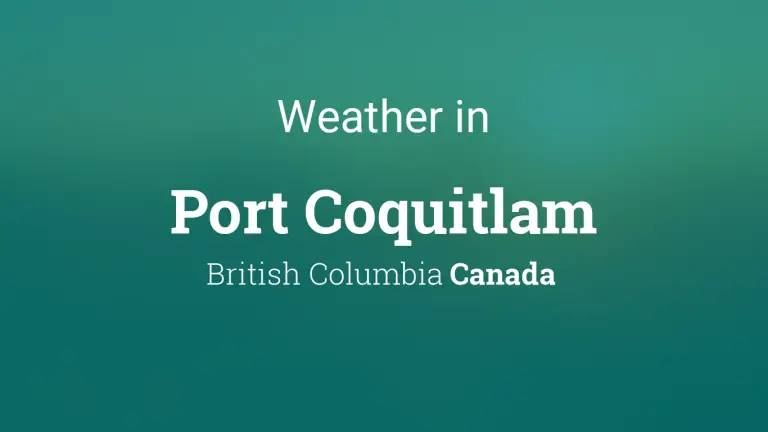 Weather Forecast in Port Coquitlam, British Columbia, Canada