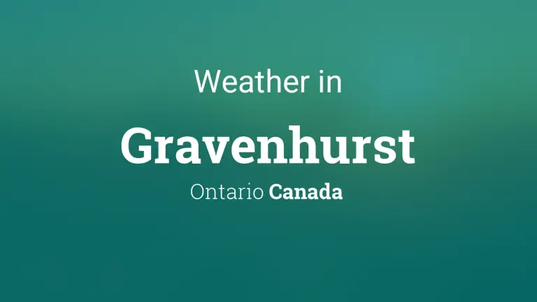 Weather Forecast in Gravenhurst, Ontario, Canada