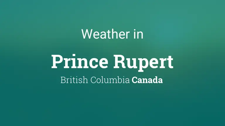 Weather Forecast in Prince Rupert, British Columbia, Canada